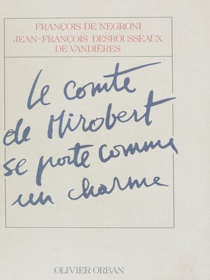 cover image of Le Comte de Mirobert se porte comme un charme